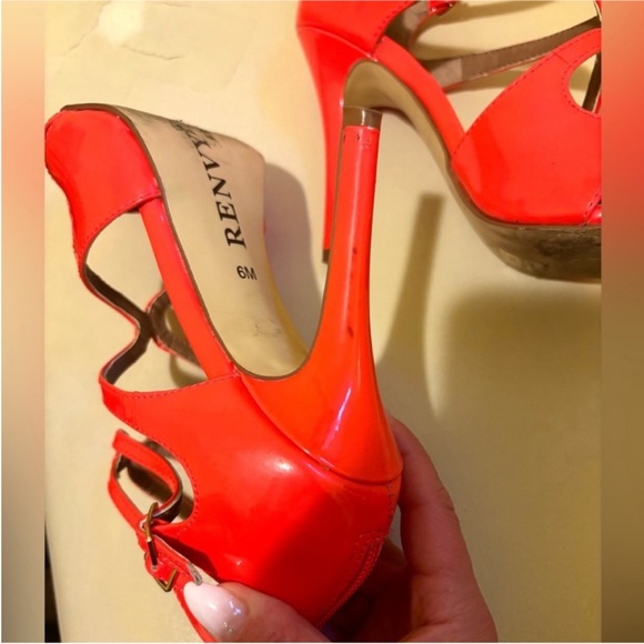 RENVY Neon Coral Sandals - Picture 13 of 14